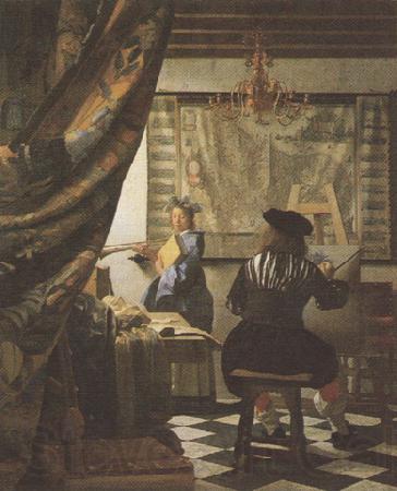 Jan Vermeer The Art of Painting (mk33) Norge oil painting art